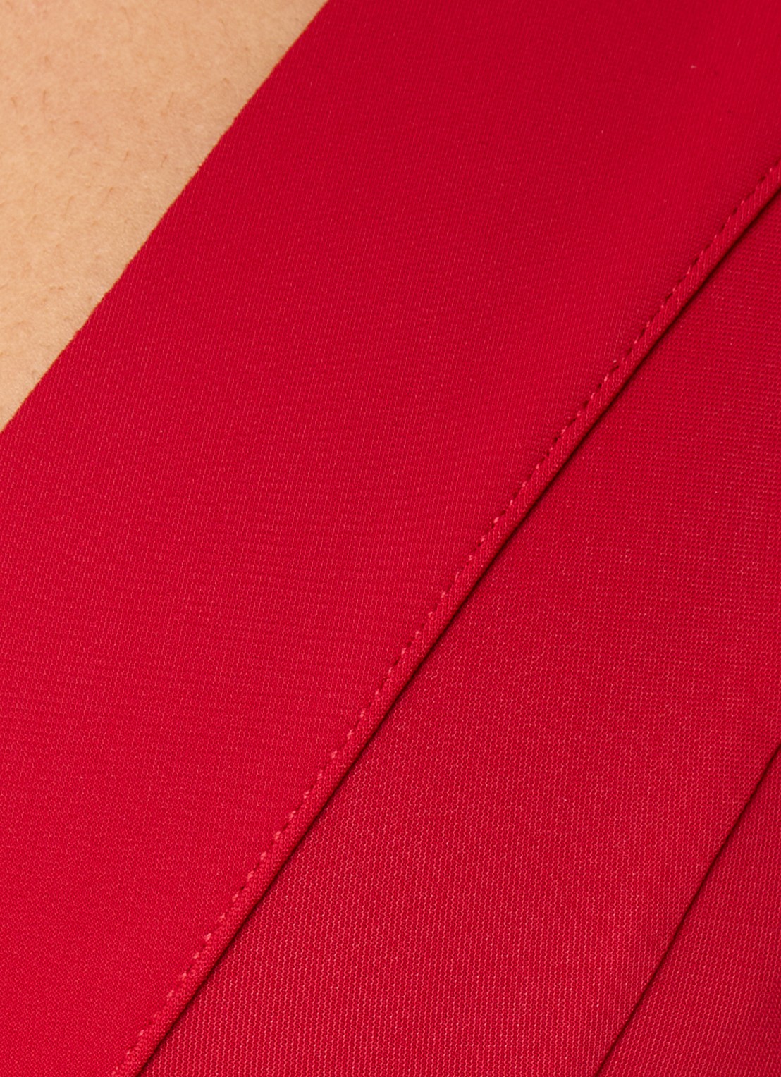 Pain de Sucre Pipper badpak met V-hals - detail 4 rood