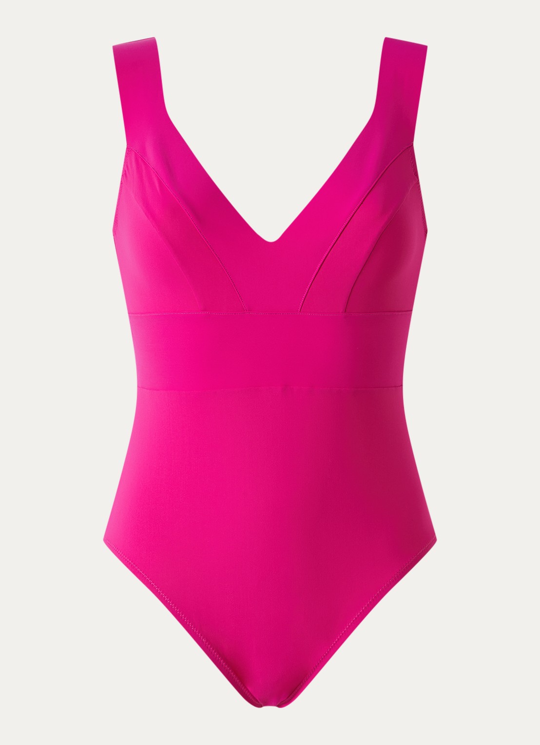Pain de Sucre Pipper badpak met V-hals - voorkant 4 roze