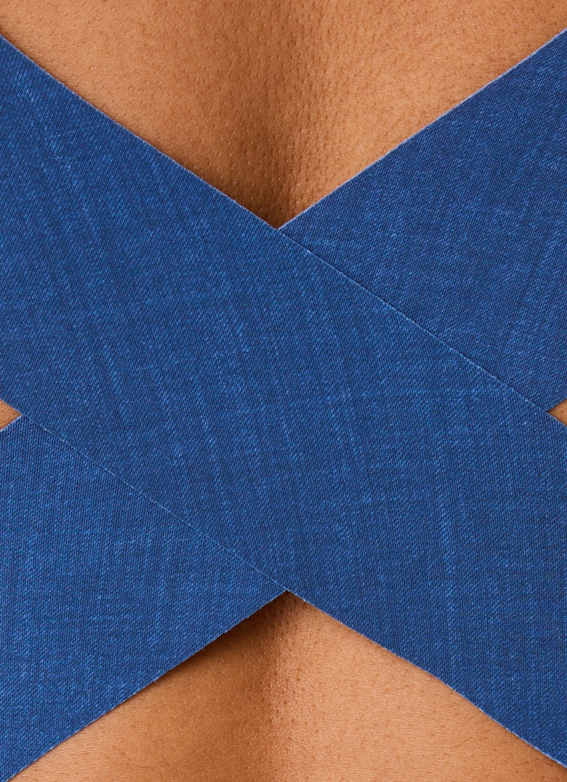 Pain de Sucre Soya badpak met gekruiste banden - detail 5 indigo