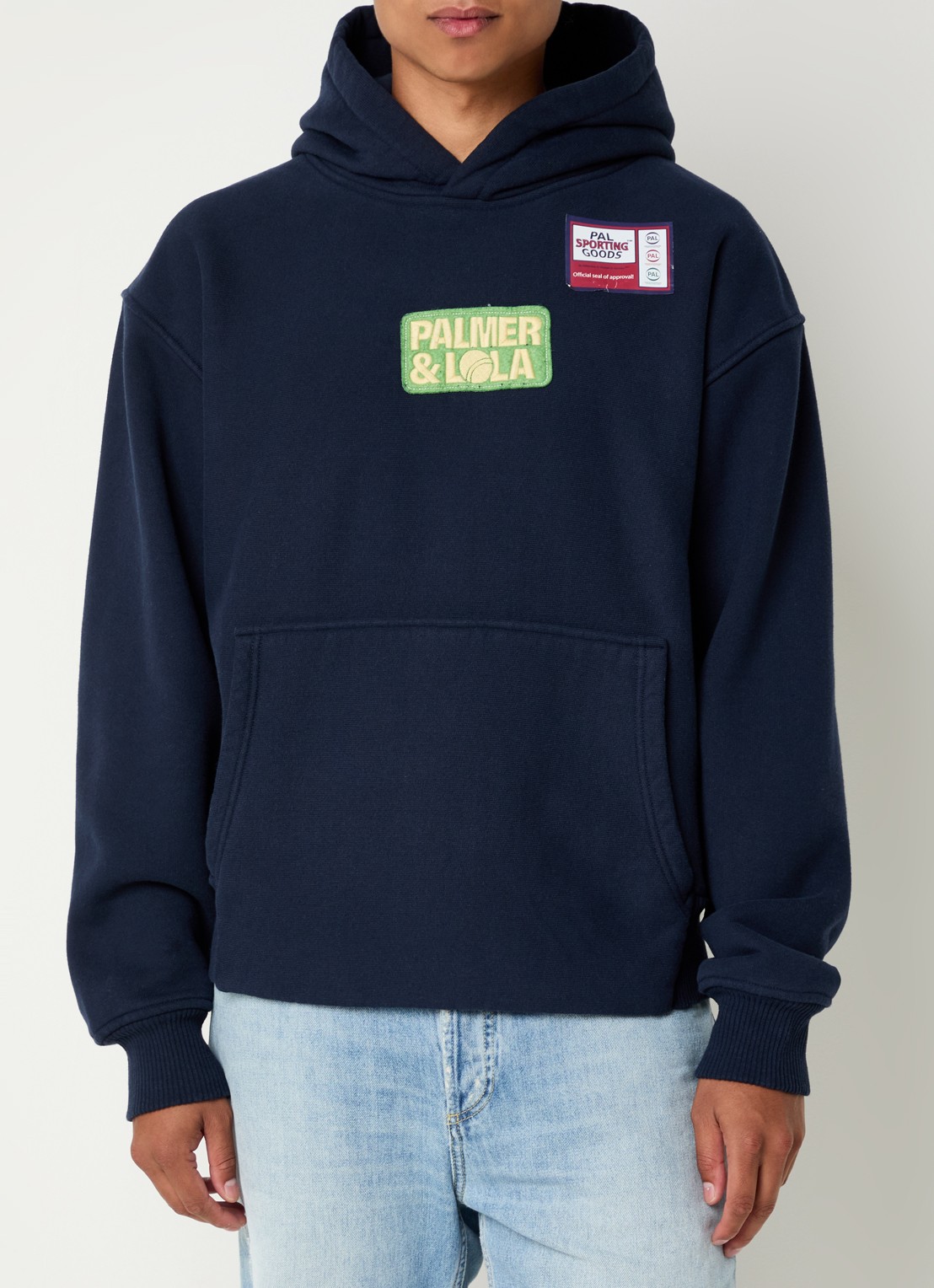 PAL Sporting Goods Duck hoodie met logo- en backprint - achterkant 5 donkerblauw