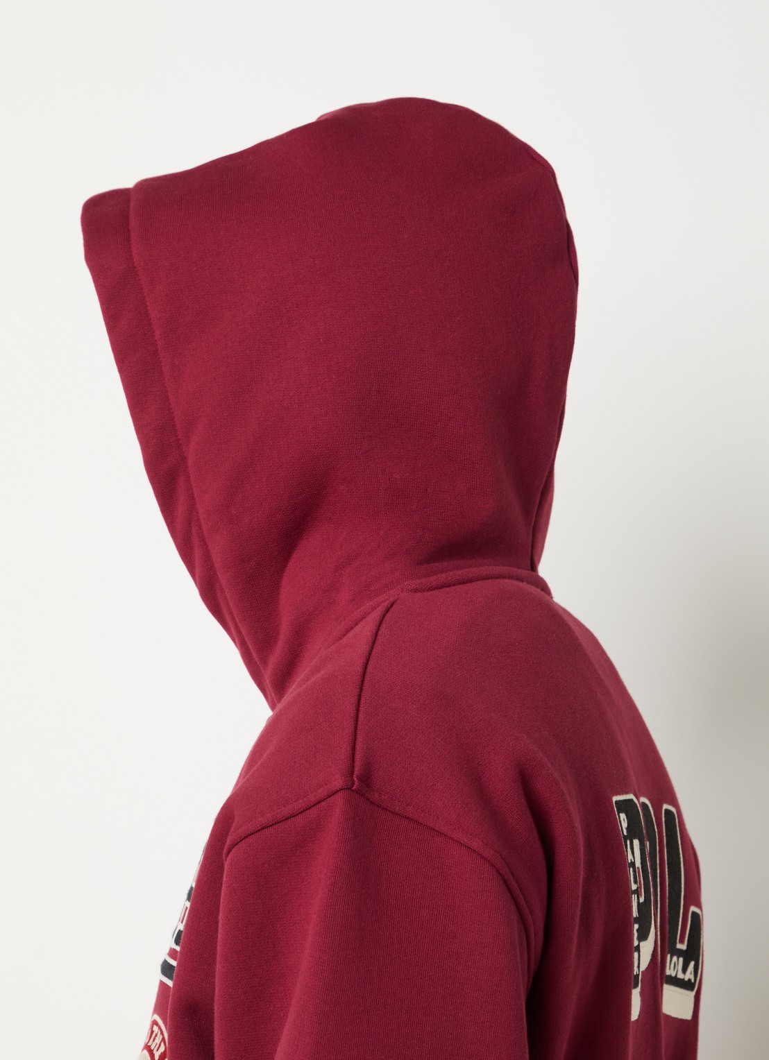 PAL Sporting Goods Hit And Run sweatvest met borduring en backprint - detail 5 donkerrood
