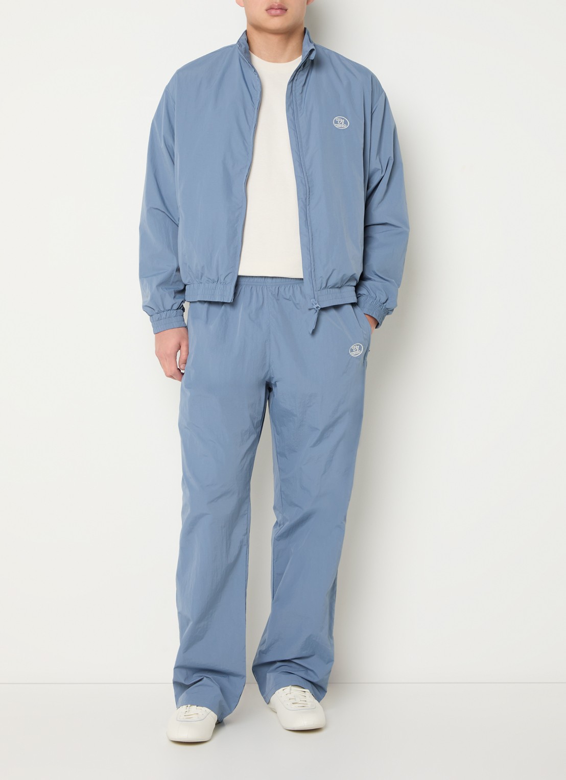 PAL Sporting Goods Hoteru straight fit trackpants met steekzakken - voorkant 2 blauw