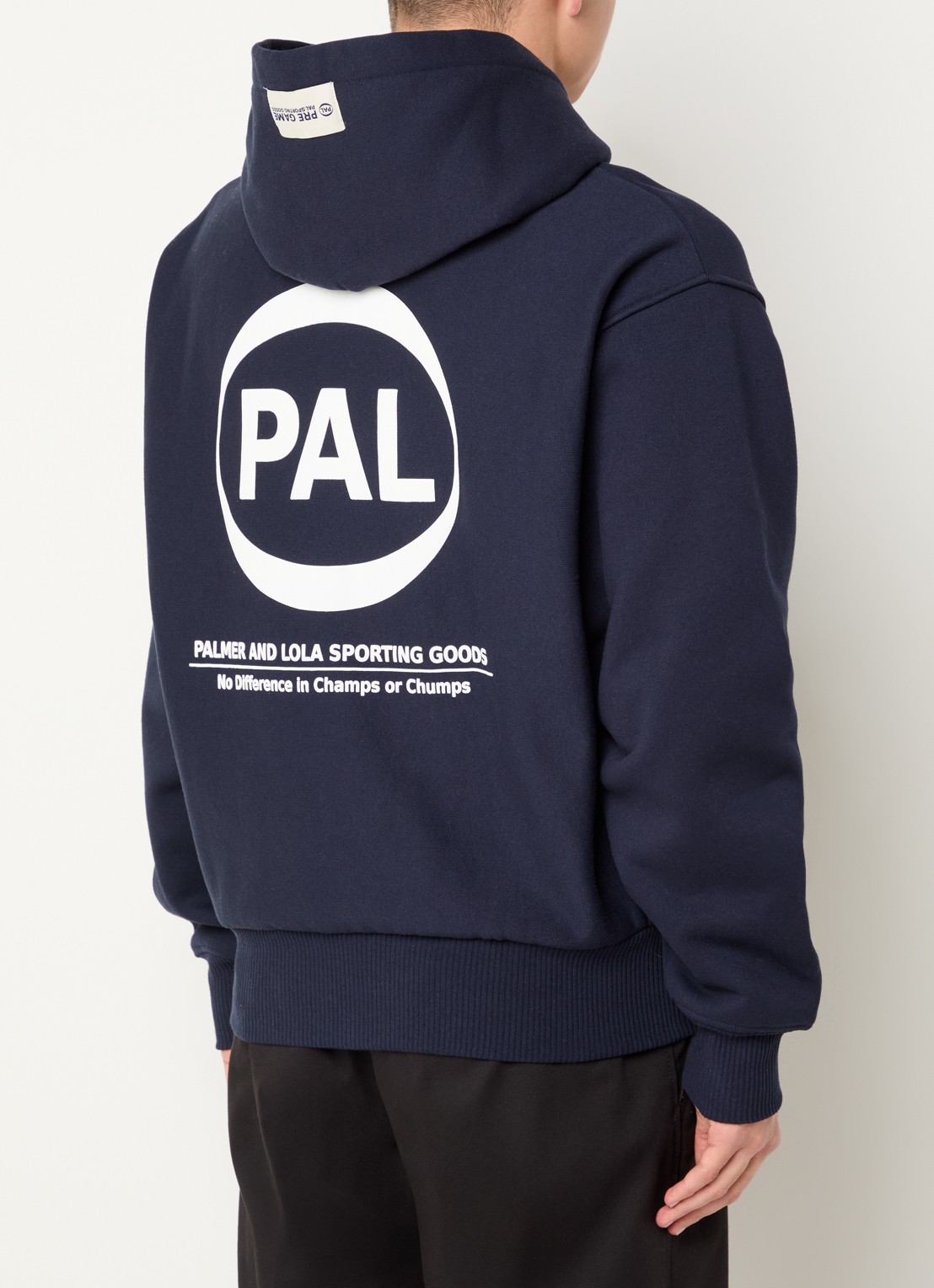 PAL Sporting Goods Pre game hoodie met logoprint - detail 4 donkerblauw