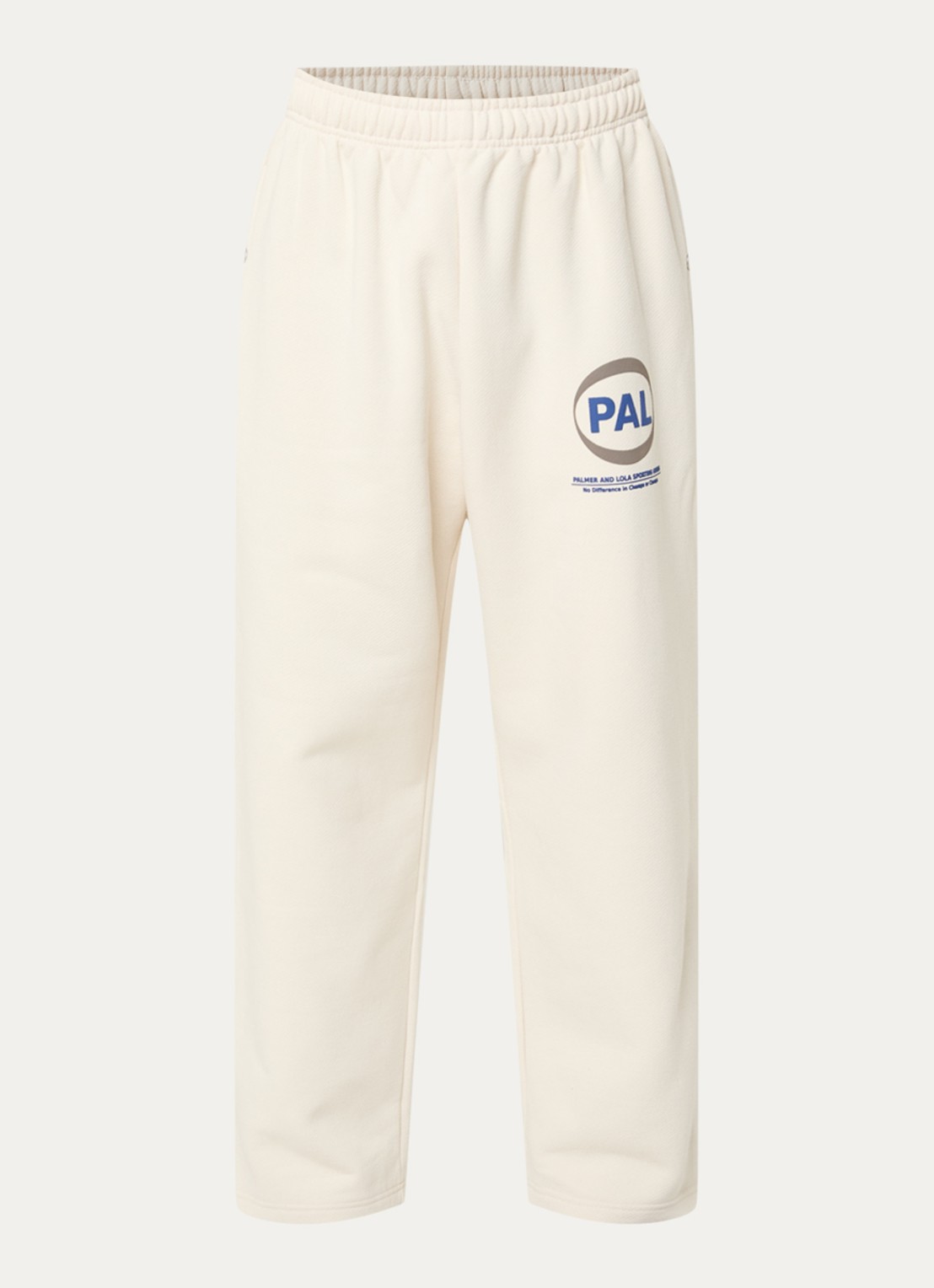PAL Sporting Goods Pre Game loose fit joggingbroek met logo - voorkant 4 beige