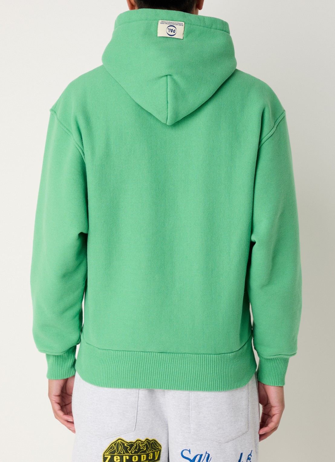 PAL Sporting Goods Pre Game oversized hoodie met logo - achterkant 5 groen