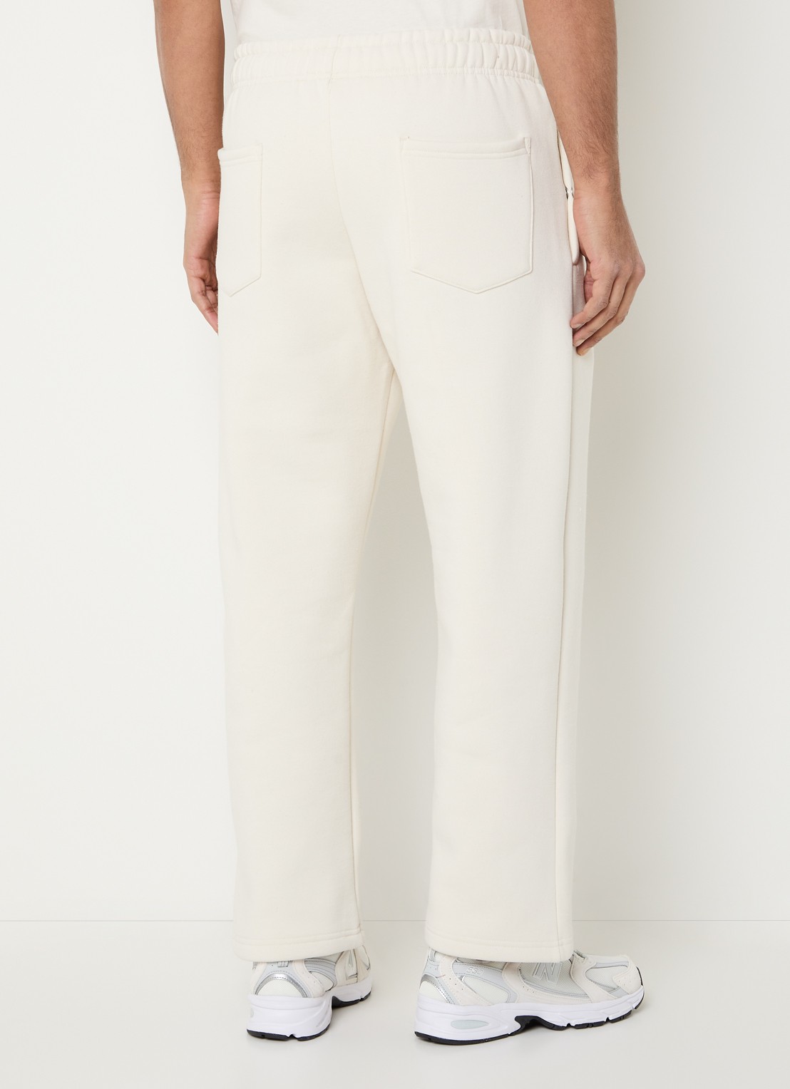PAL Sporting Goods Pre game straight fit joggingsbroek met steekzakken en logo - achterkant 3 beige