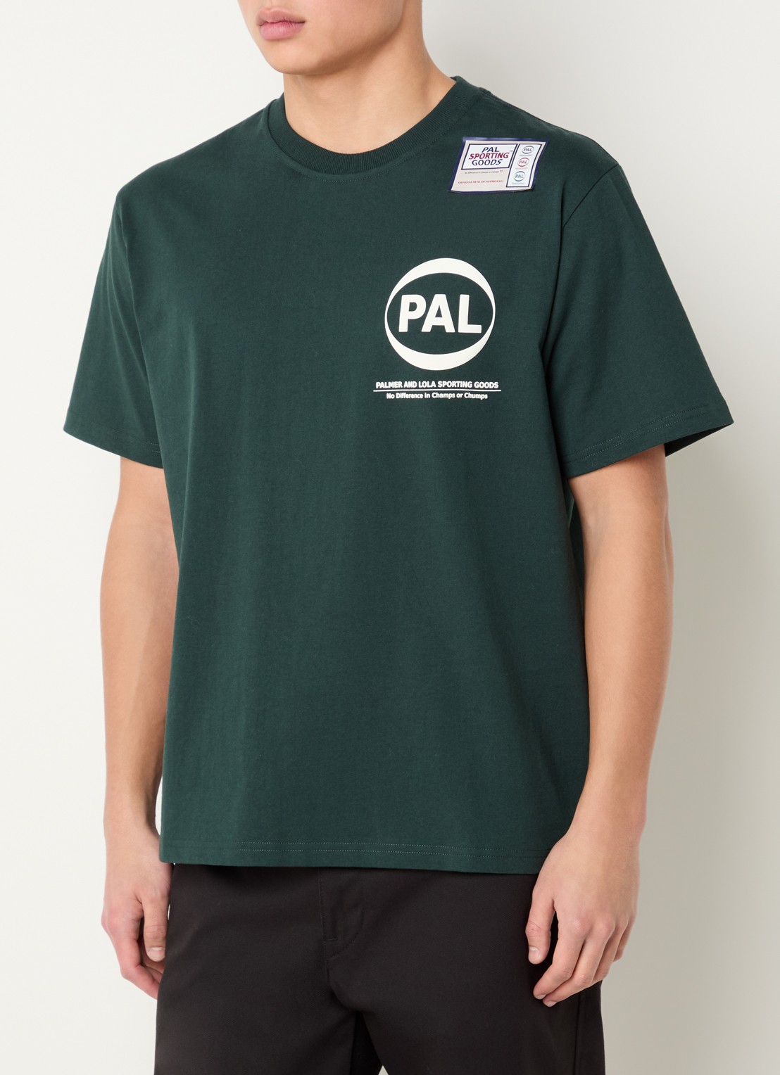 PAL Sporting Goods Pre Game T-shirt met logo- en backprint - achterkant 4 groen