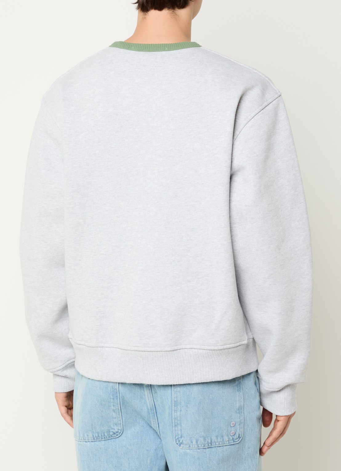 PAL Sporting Goods Sweater met logo - achterkant grijsmele