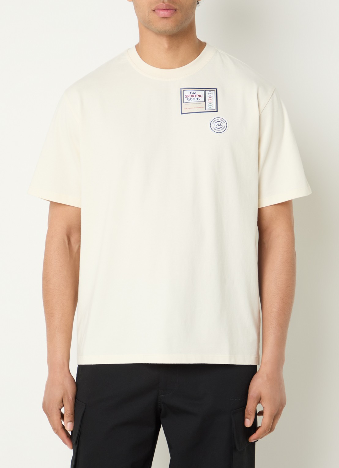 PAL Sporting Goods The Brando T-shirt met logo - detail 4 gebroken wit
