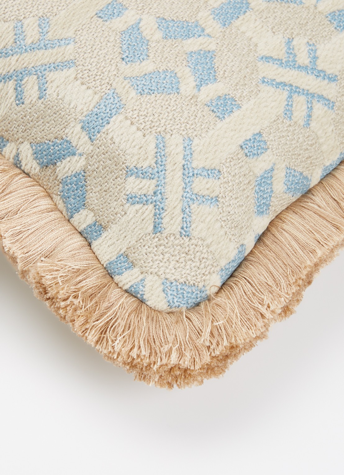 Palais Coco sierkussenhoes 45 x45 cm  - detail 2 donkerblauw
