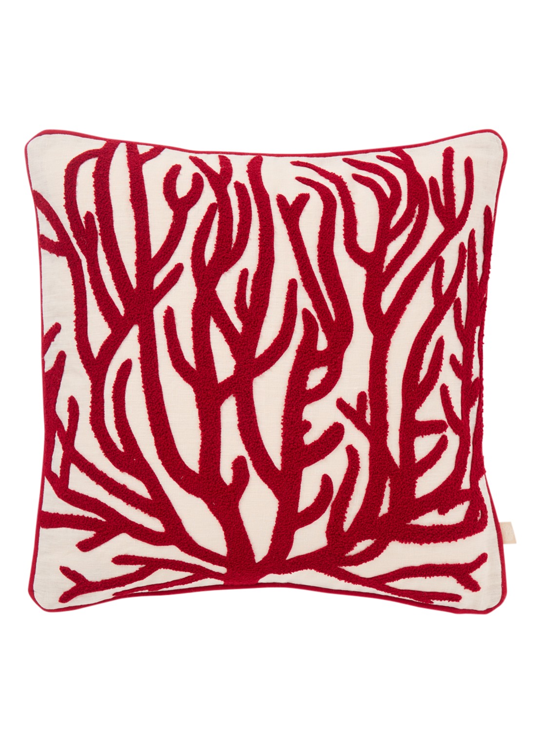 Palais Lauren sierkussen 50 x 50 cm - voorkant rood