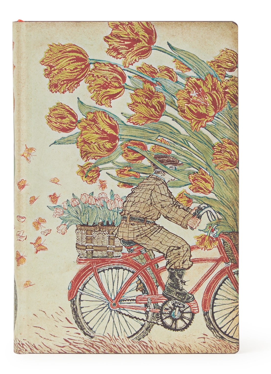 Paperblanks Holland Spring M notitieboek 9,5 x 14 cm  - voorkant 2 groen