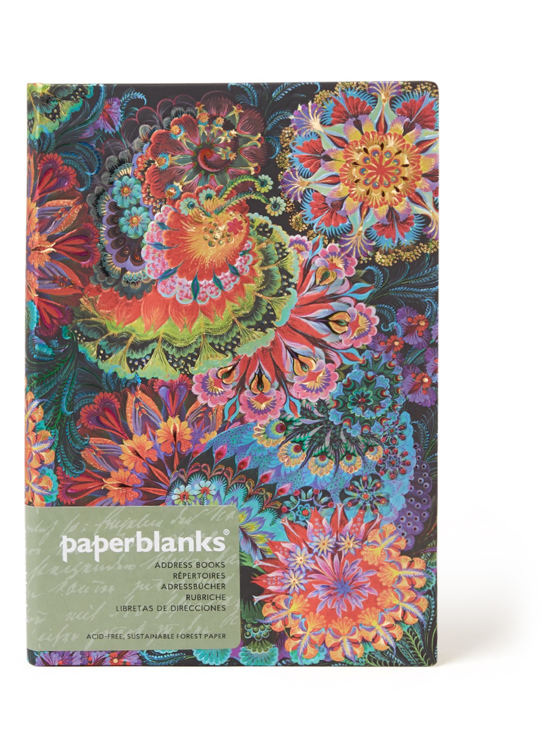 Paperblanks Moonlight Midi adresboek 18 x 12,5 cm - voorkant roze