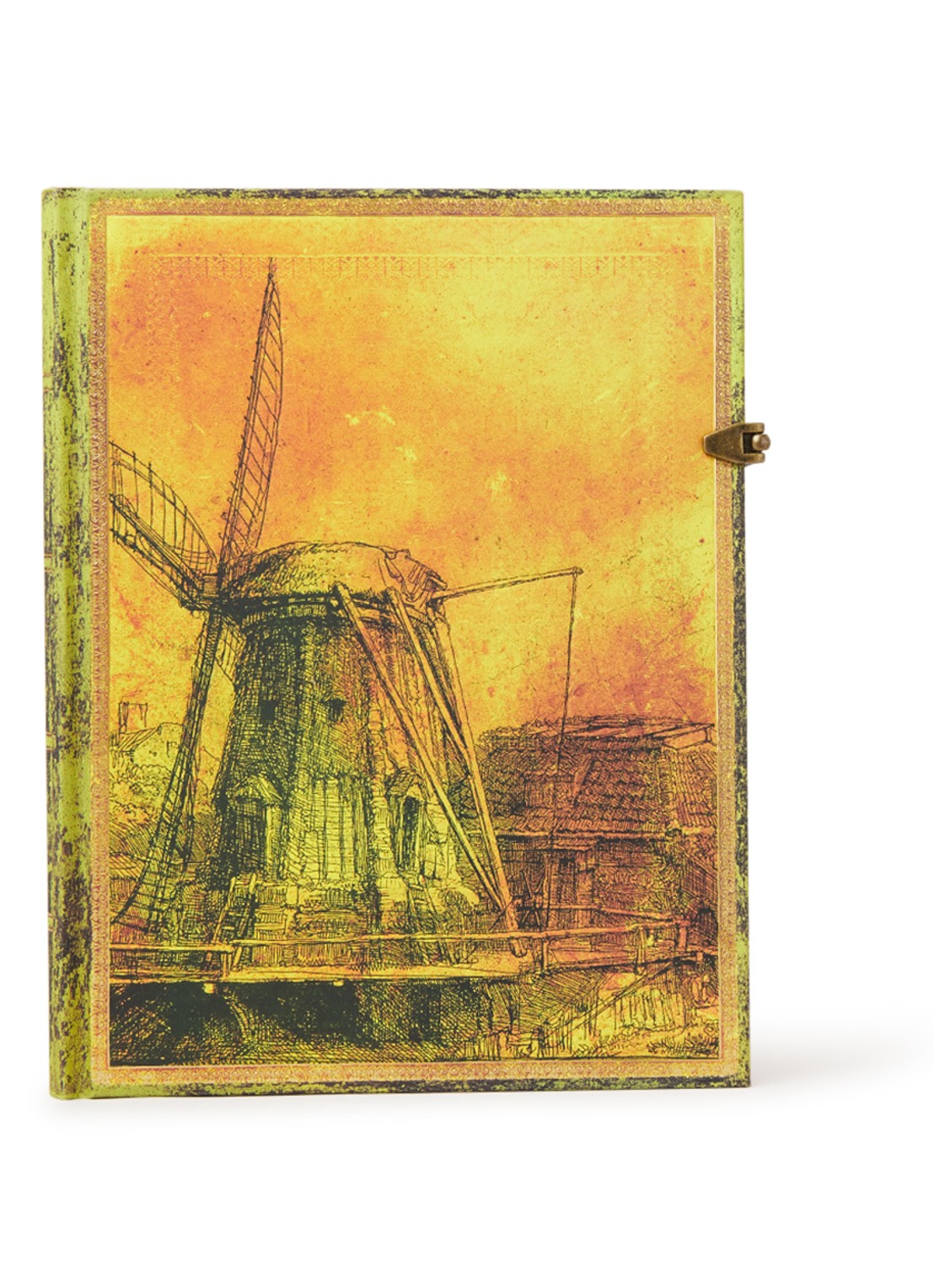 Paperblanks Rembrandt Ultra notitieboek 17,5 x 23 cm - voorkant orange