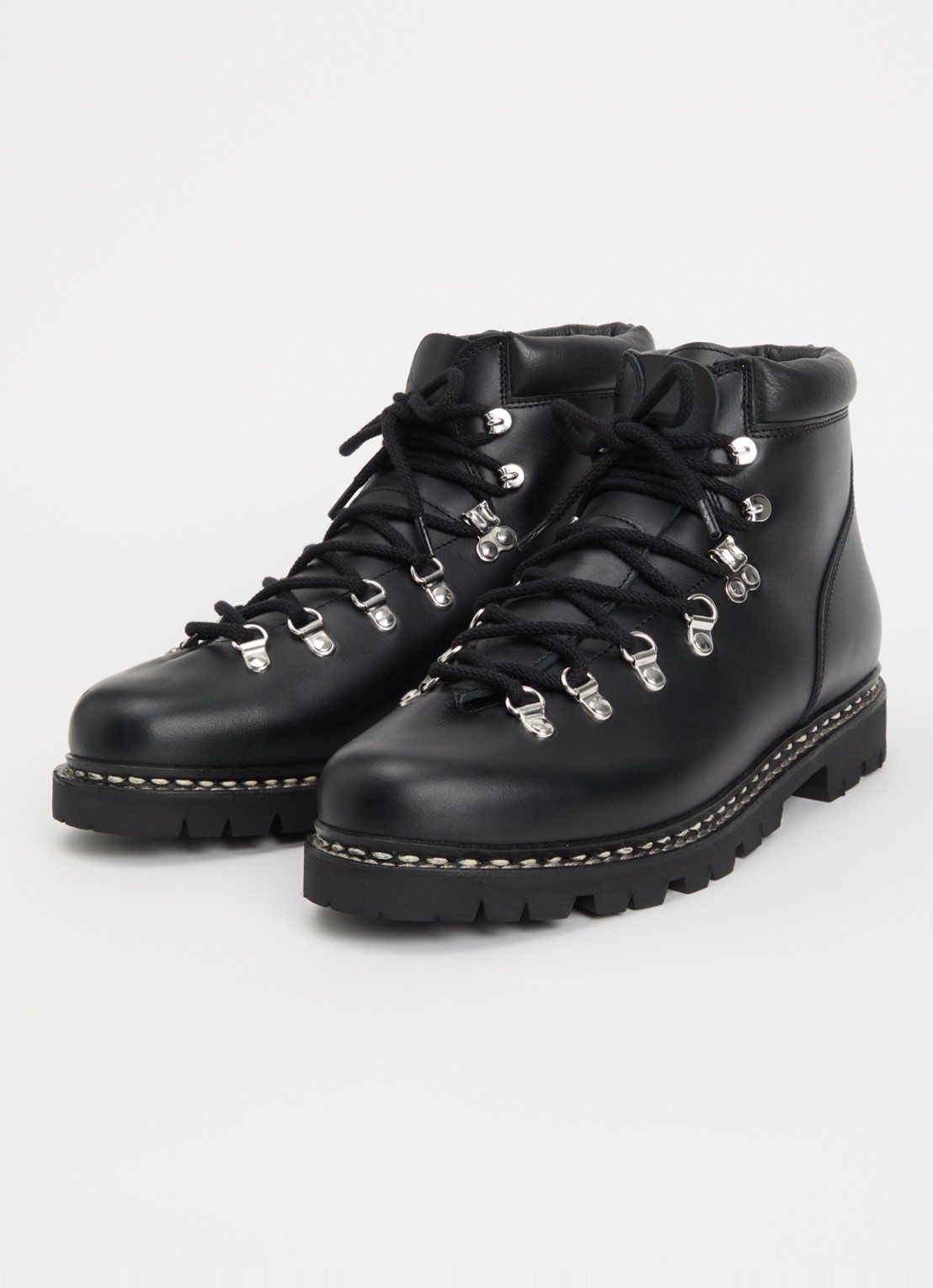 Paraboot Avoriaz veterboot van leer - detail 3 zwart