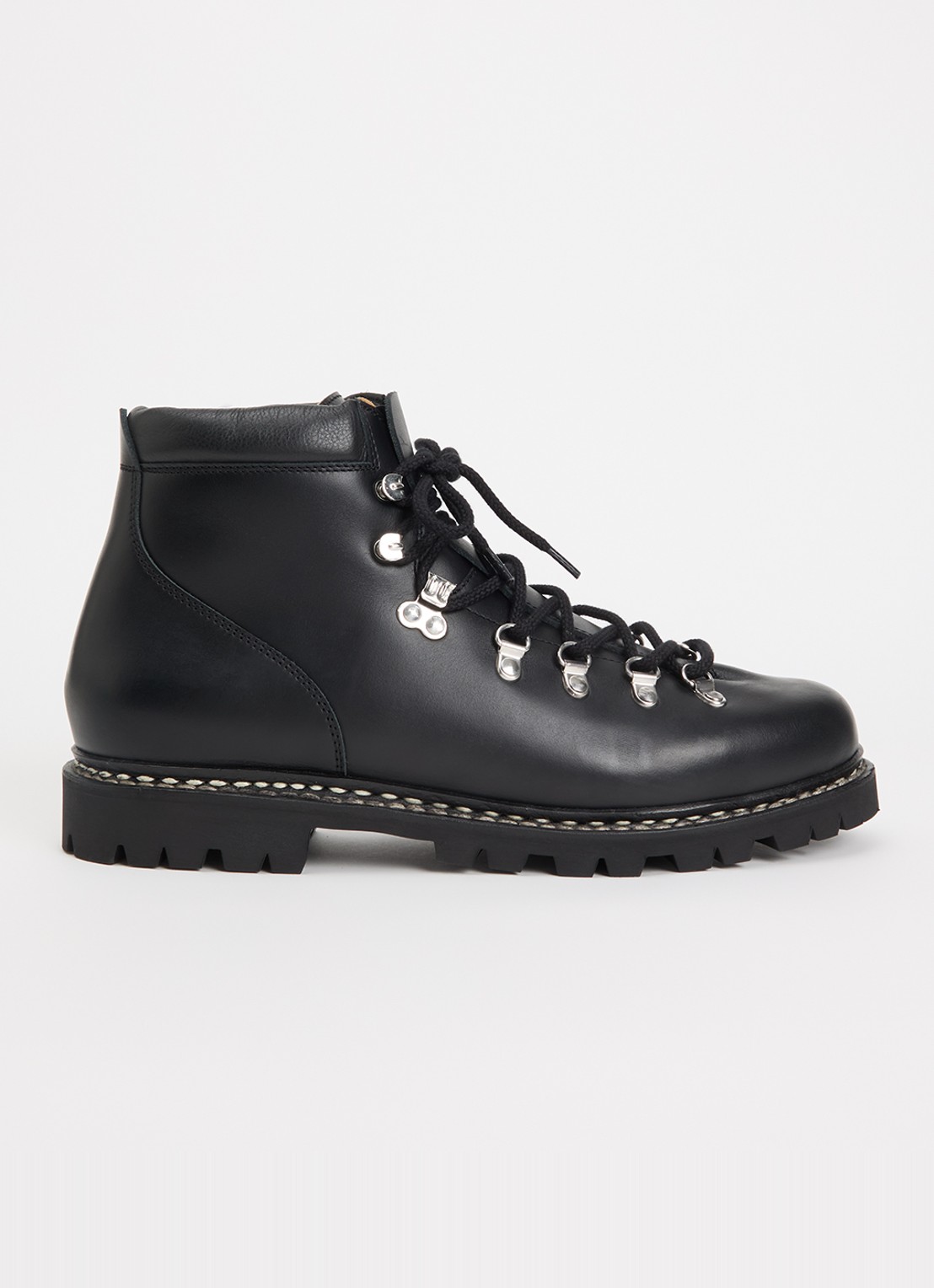 Paraboot Avoriaz veterboot van leer - voorkant zwart