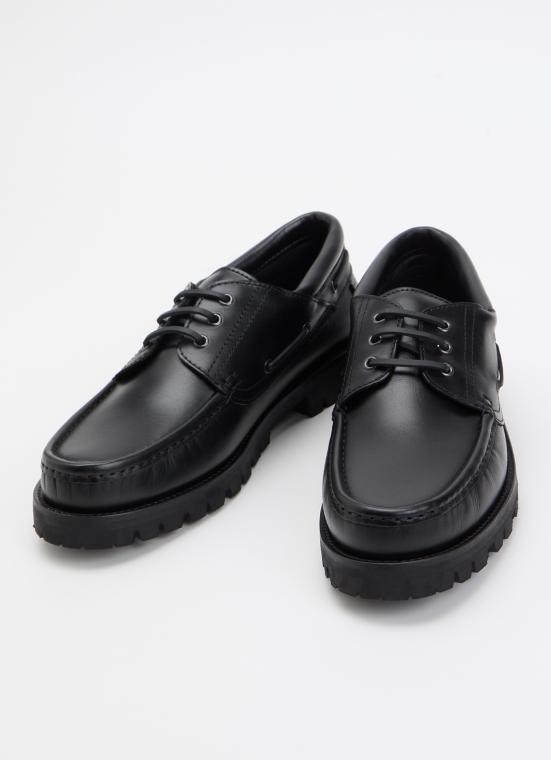 Paraboot Briac bootschoen van leer - detail 2 zwart