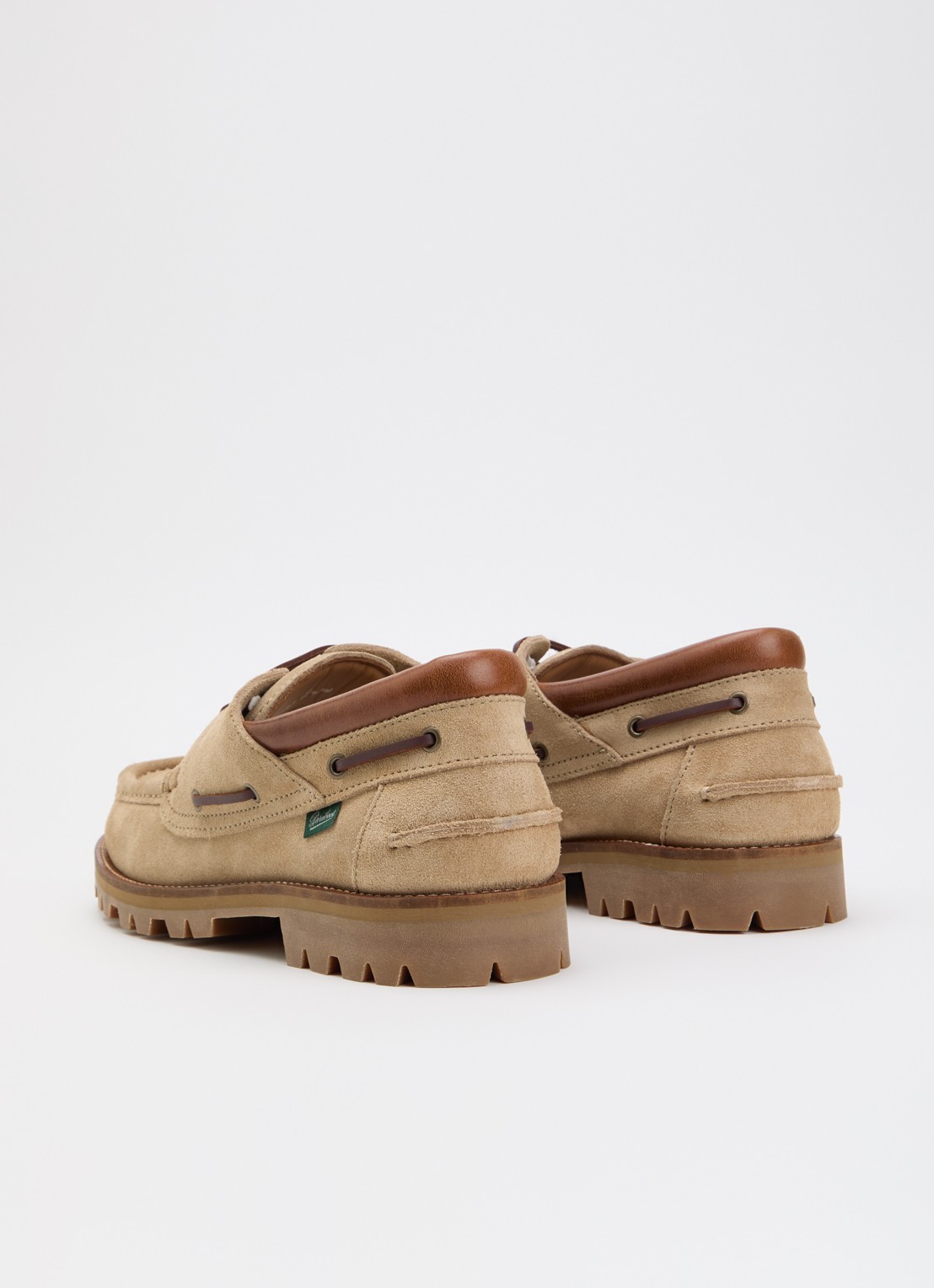 Paraboot Briac bootschoen van suède - achterkant 2 beige