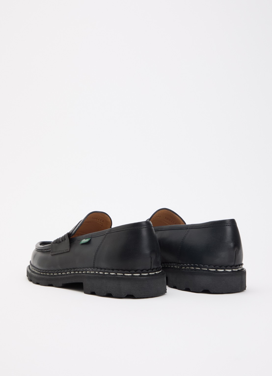 Paraboot Reims loafer van leer - achterkant 5 zwart