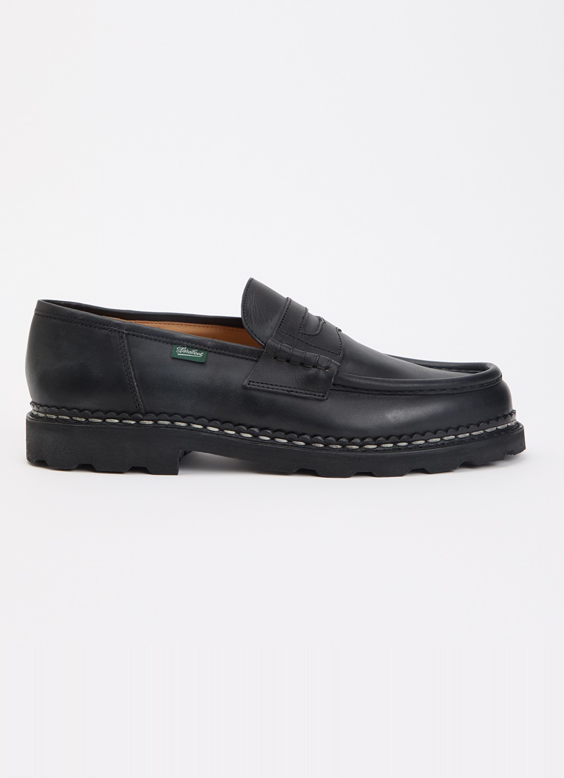 Paraboot Reims loafer van leer - voorkant 4 zwart