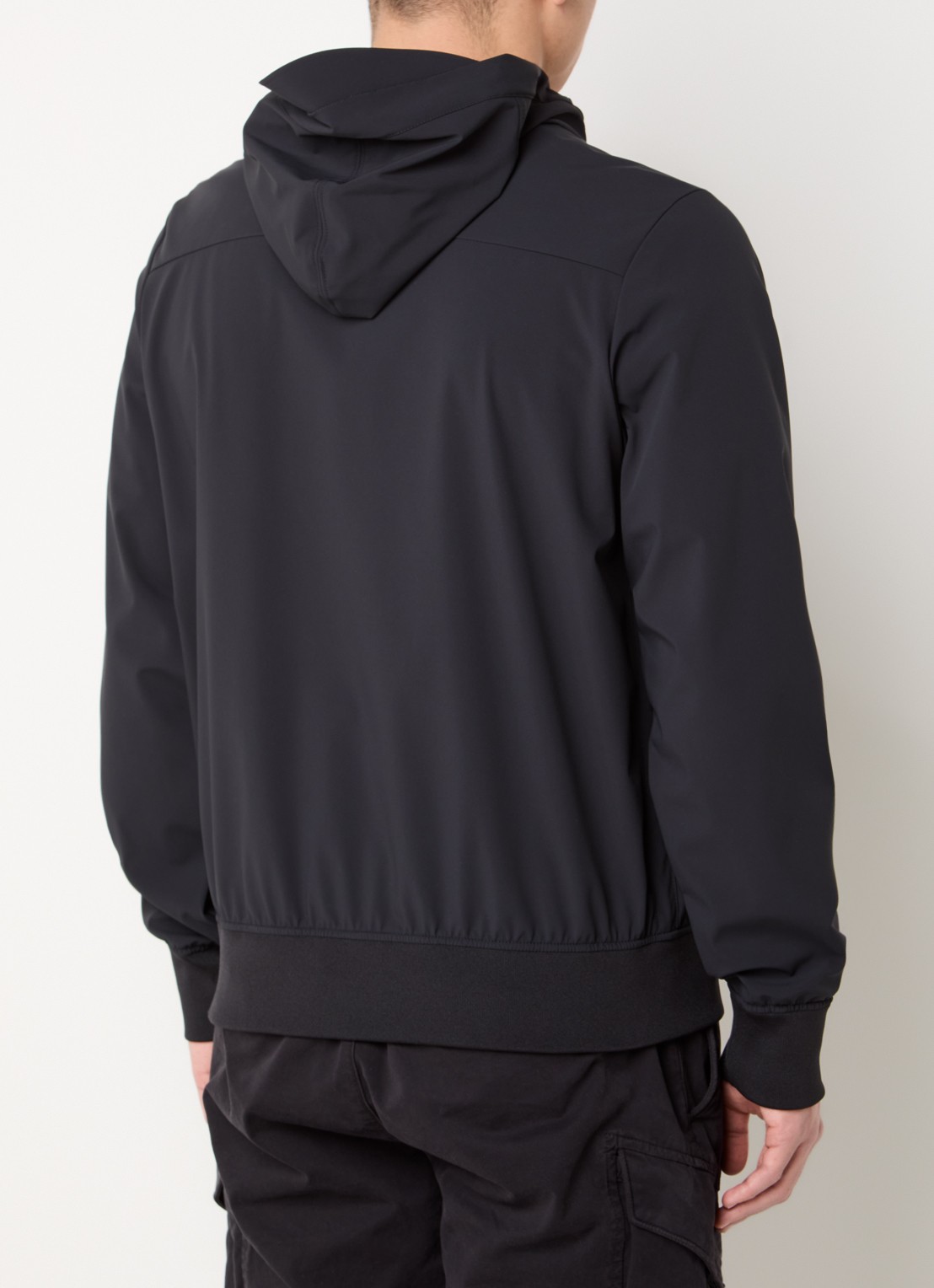 Parajumpers Abner softshell jack met ritszakken - achterkant 4 zwart