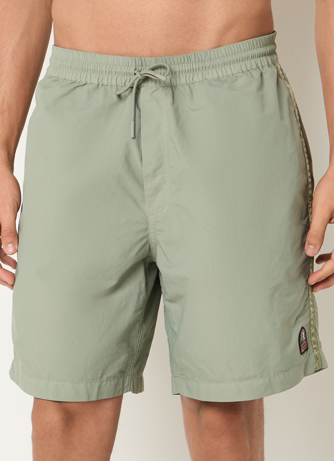 Parajumpers Alcor zwemshorts met steekzakken - detail 2 lichtgroen