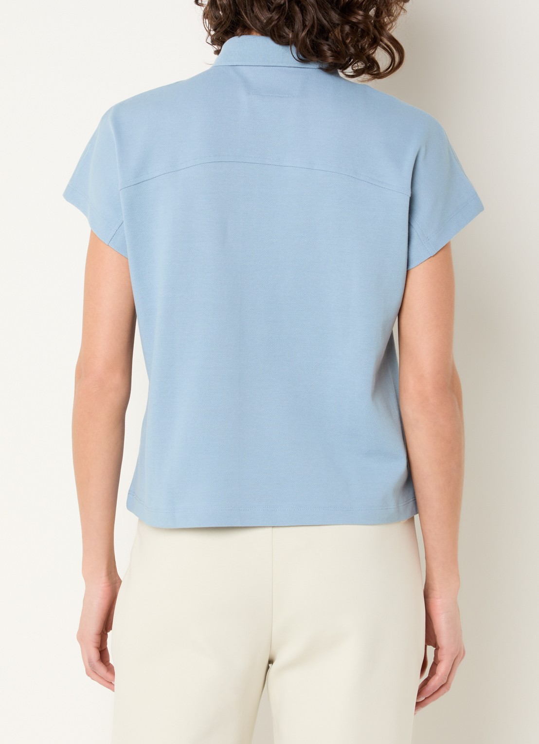 Parajumpers Alya T-shirt met logo - achterkant 4 blauwgrijs