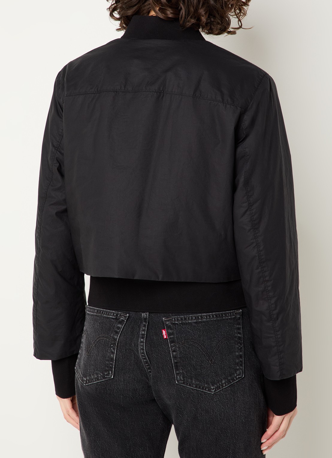 Parajumpers Andreja bomberjack met ritszakken - achterkant 4 zwart