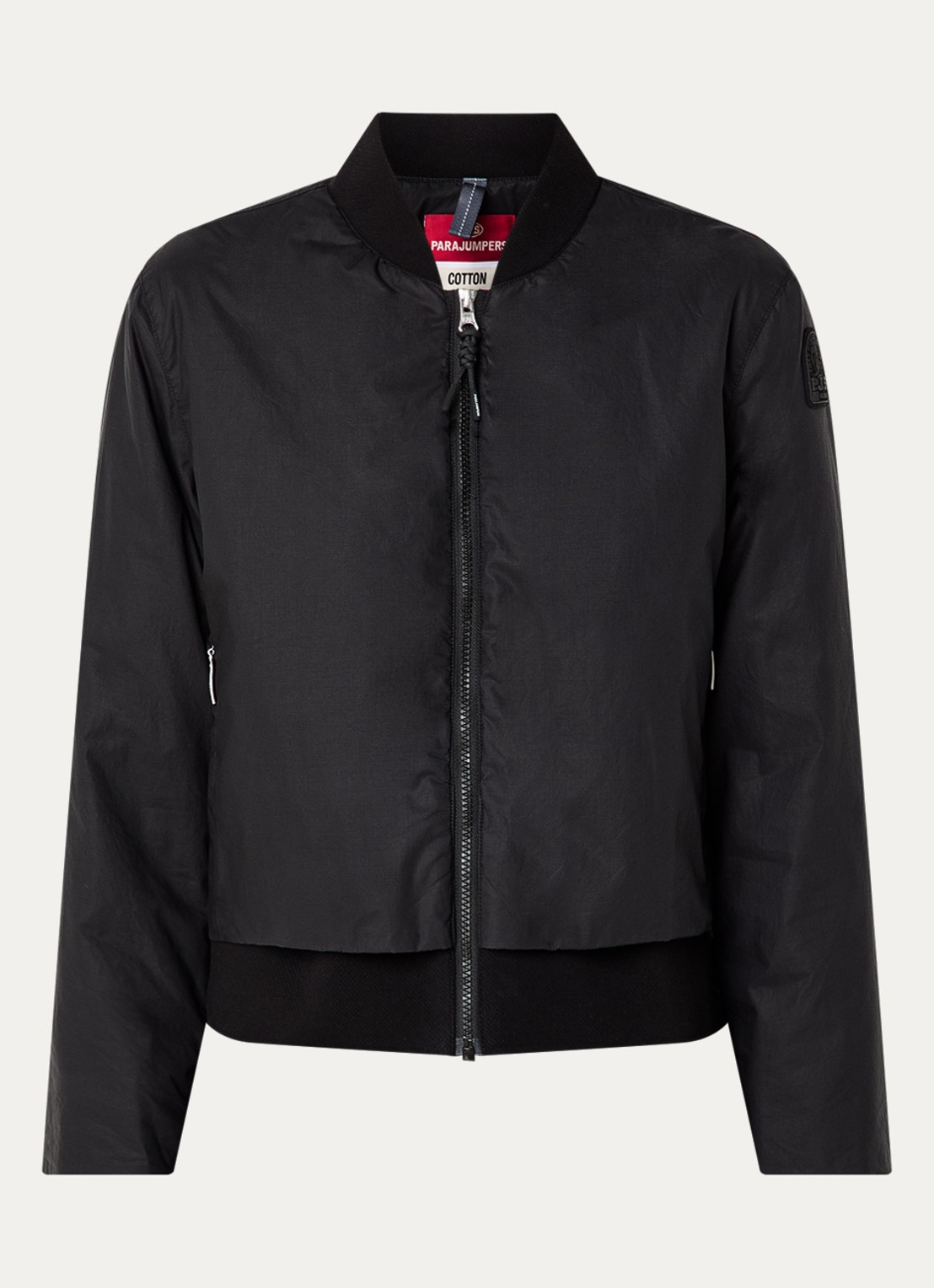 Parajumpers Andreja bomberjack met ritszakken - voorkant zwart