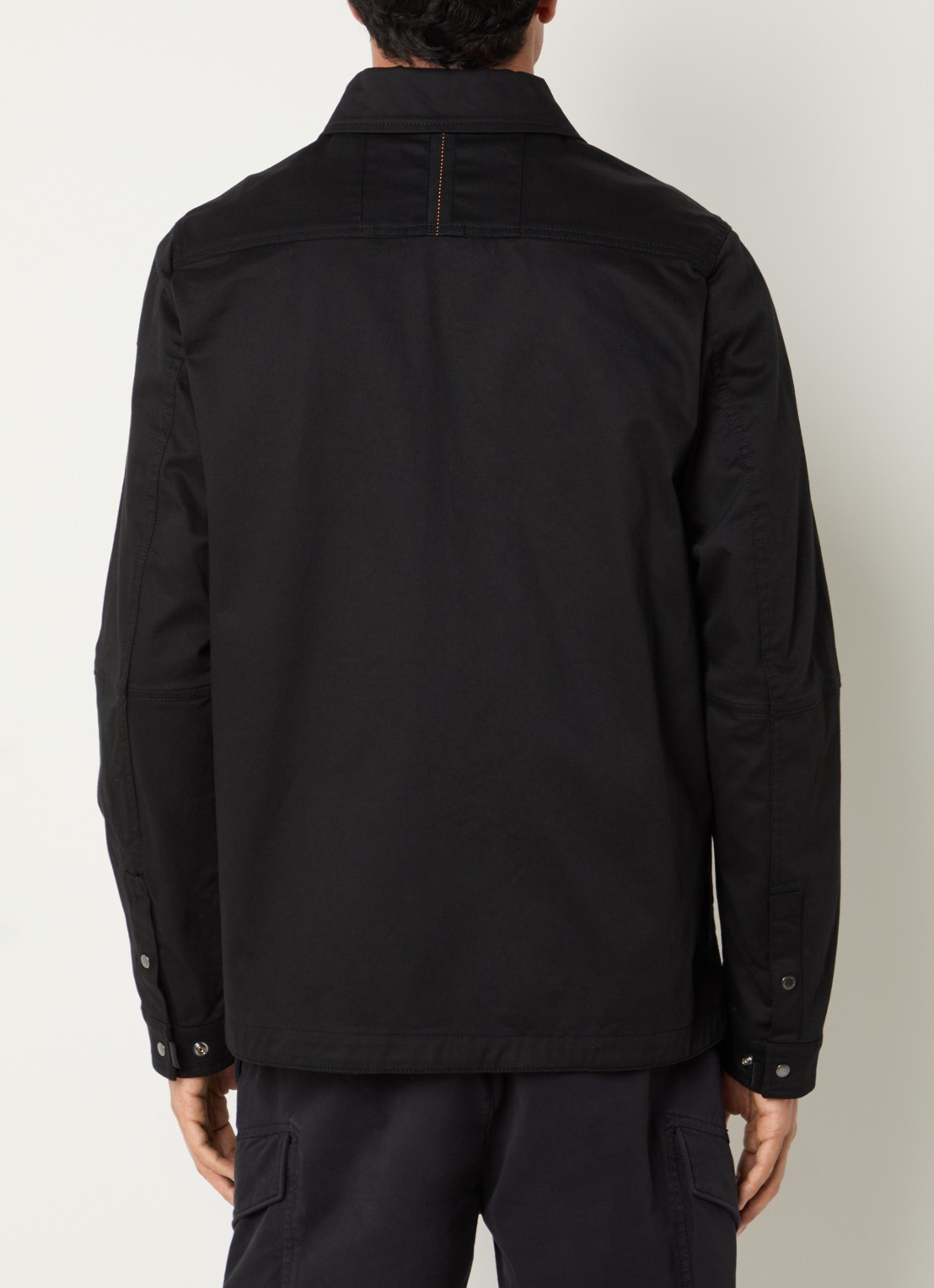 Parajumpers Arabba jack met logo en steekzakken - achterkant 4 zwart