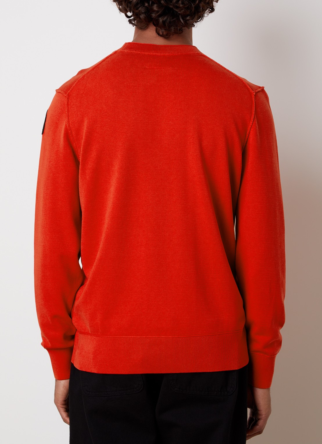 Parajumpers Braw fijngebreide pullover met logo - achterkant 3 rood