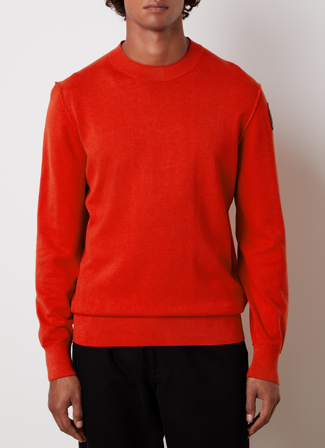 Parajumpers Braw fijngebreide pullover met logo - detail rood