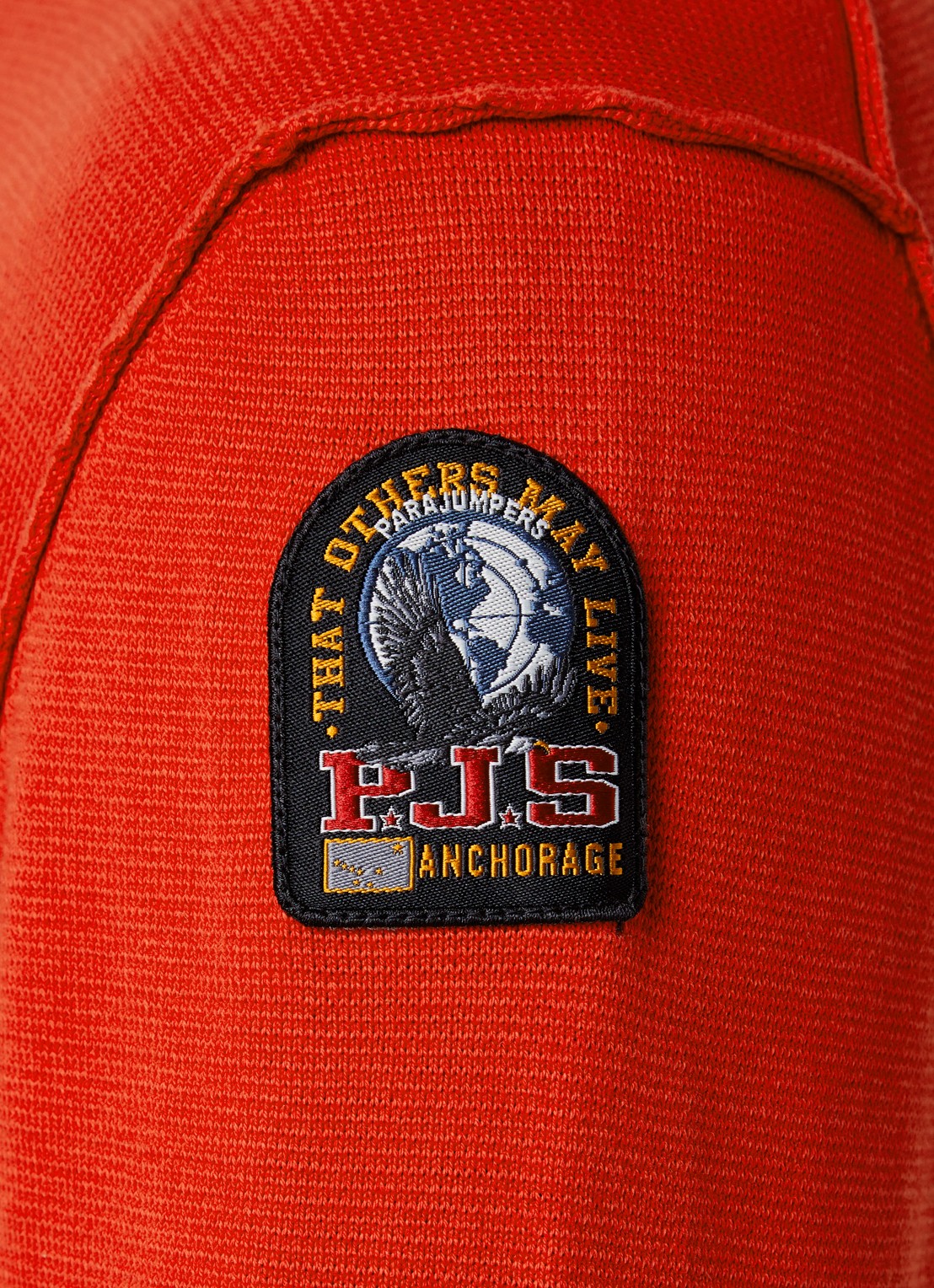 Parajumpers Braw fijngebreide pullover met logo - detail 2 rood
