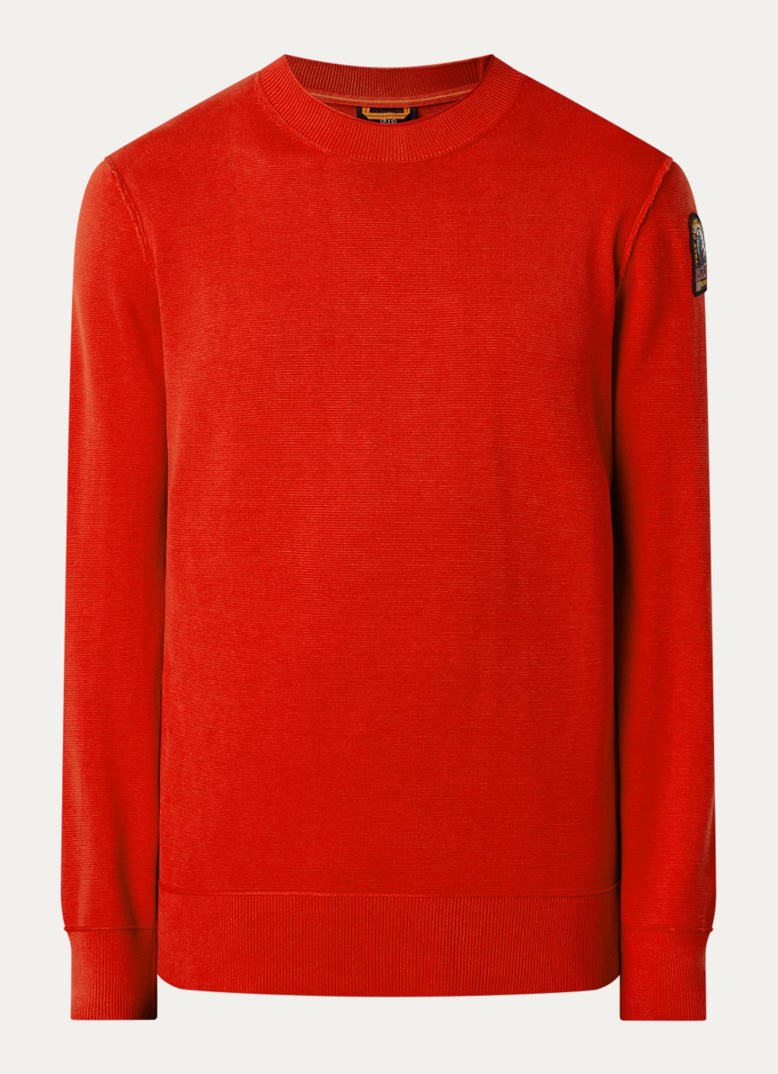 Parajumpers Braw fijngebreide pullover met logo - voorkant 4 rood