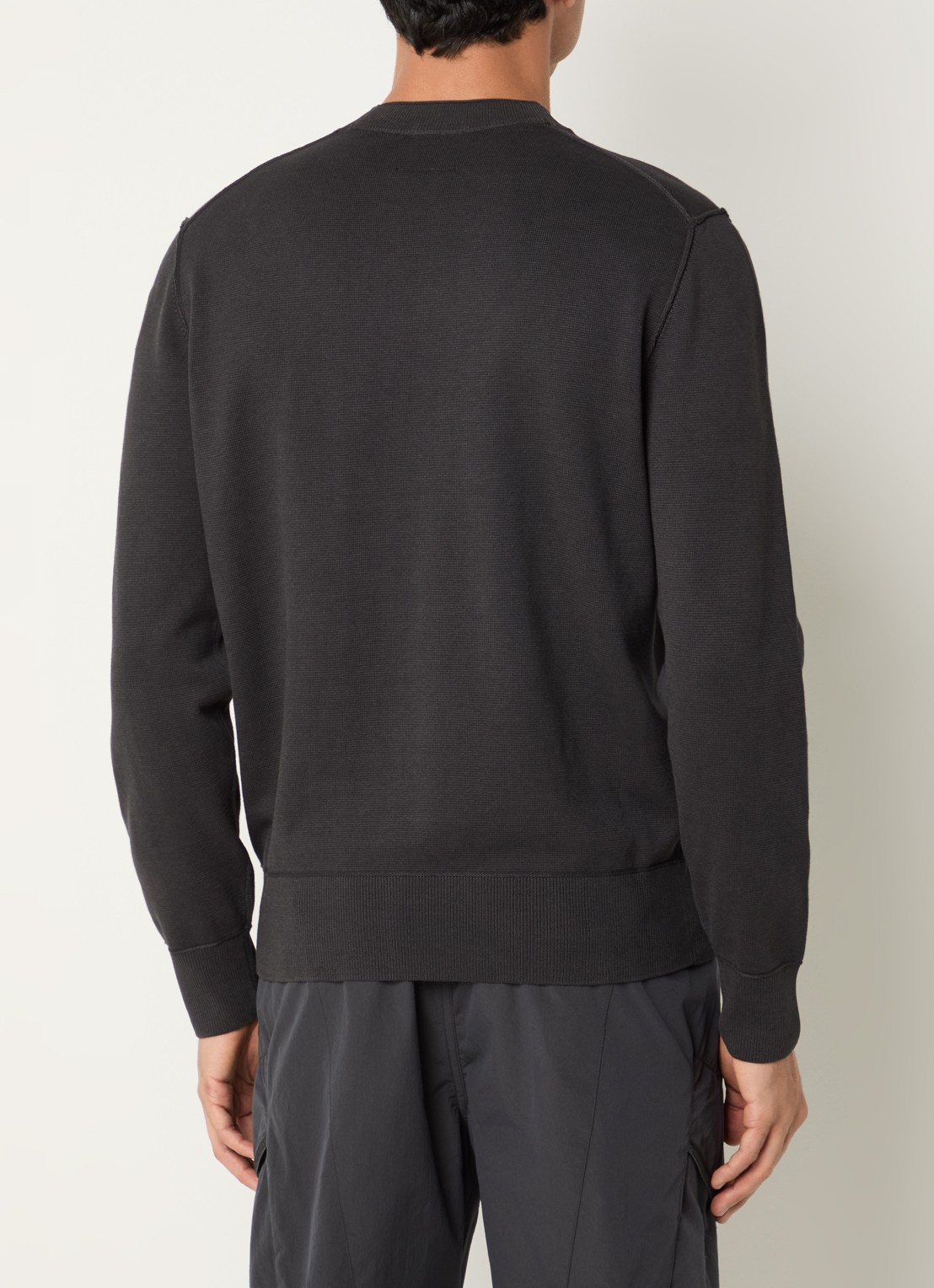 Parajumpers Braw sweater met logo - achterkant 3 antraciet