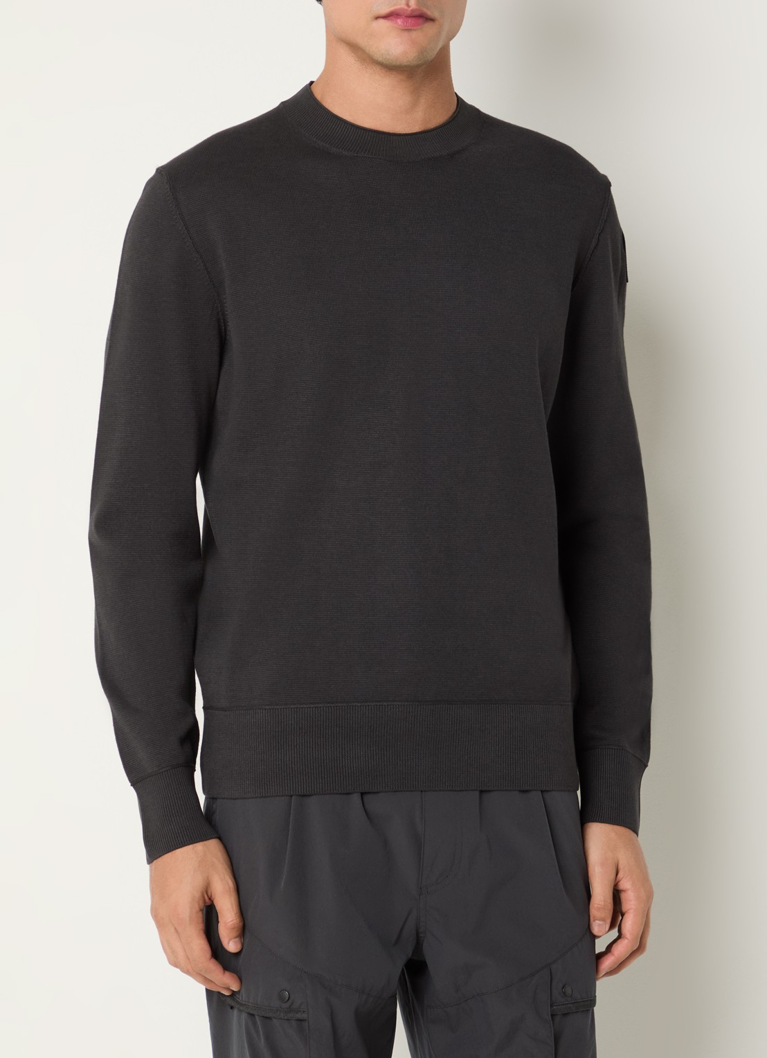 Parajumpers Braw sweater met logo - detail 4 antraciet