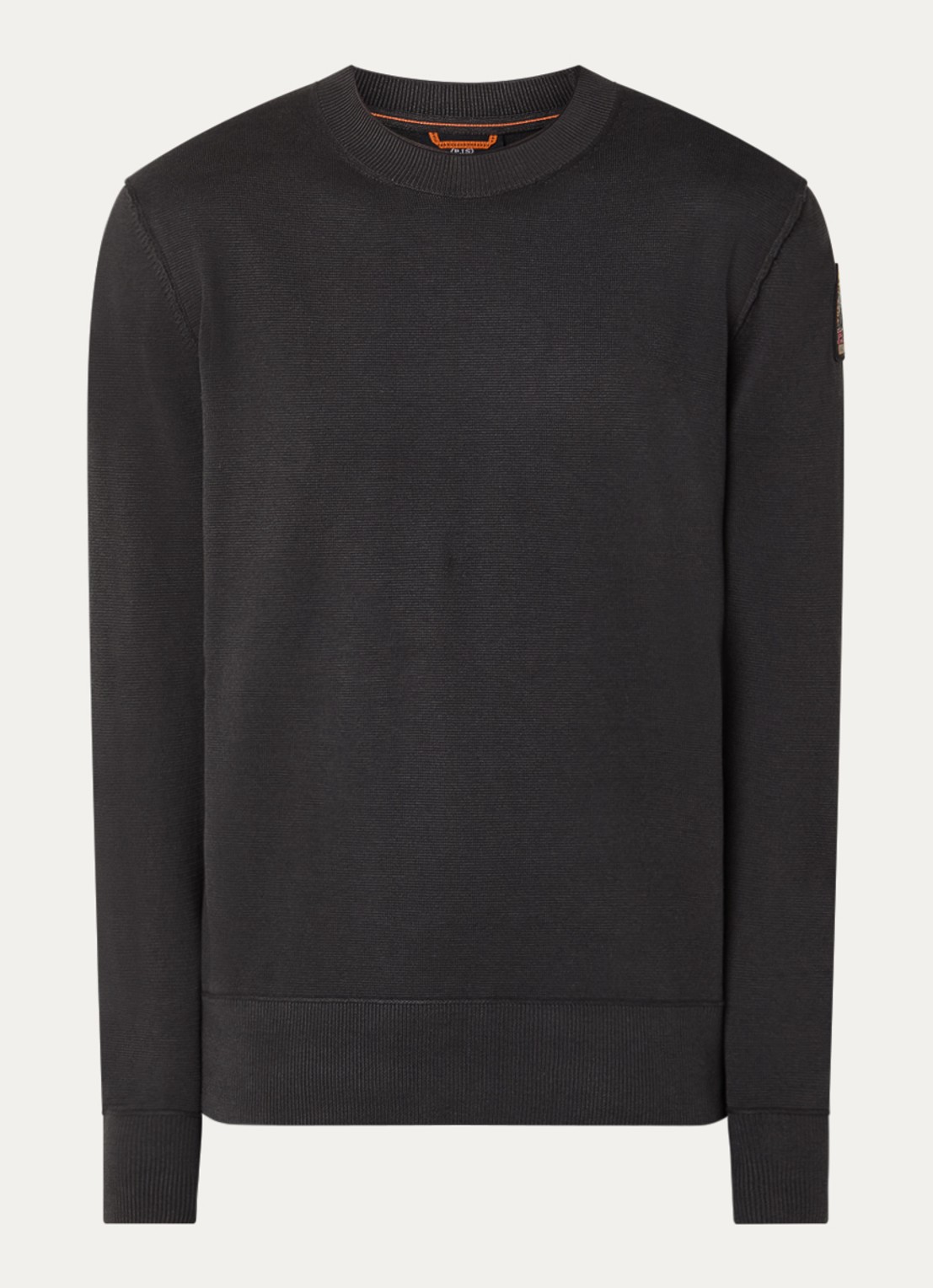 Parajumpers Braw sweater met logo - voorkant antraciet
