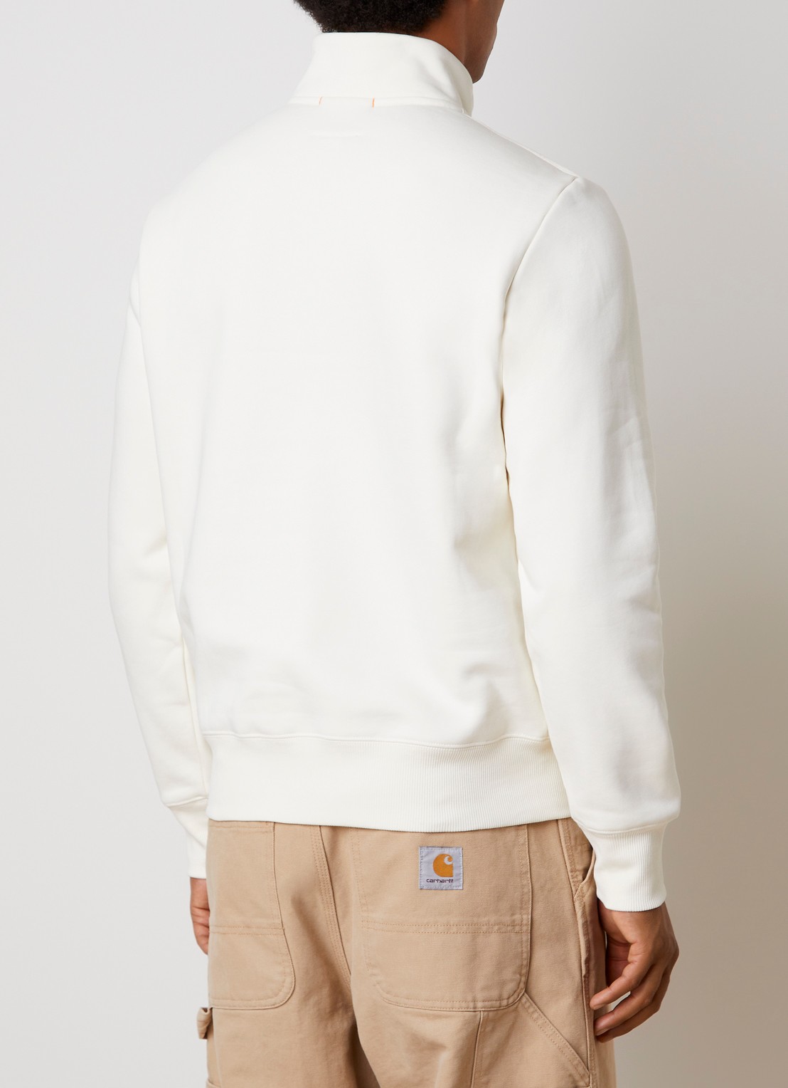 Parajumpers Broad sweater met halve rits - achterkant 3 creme