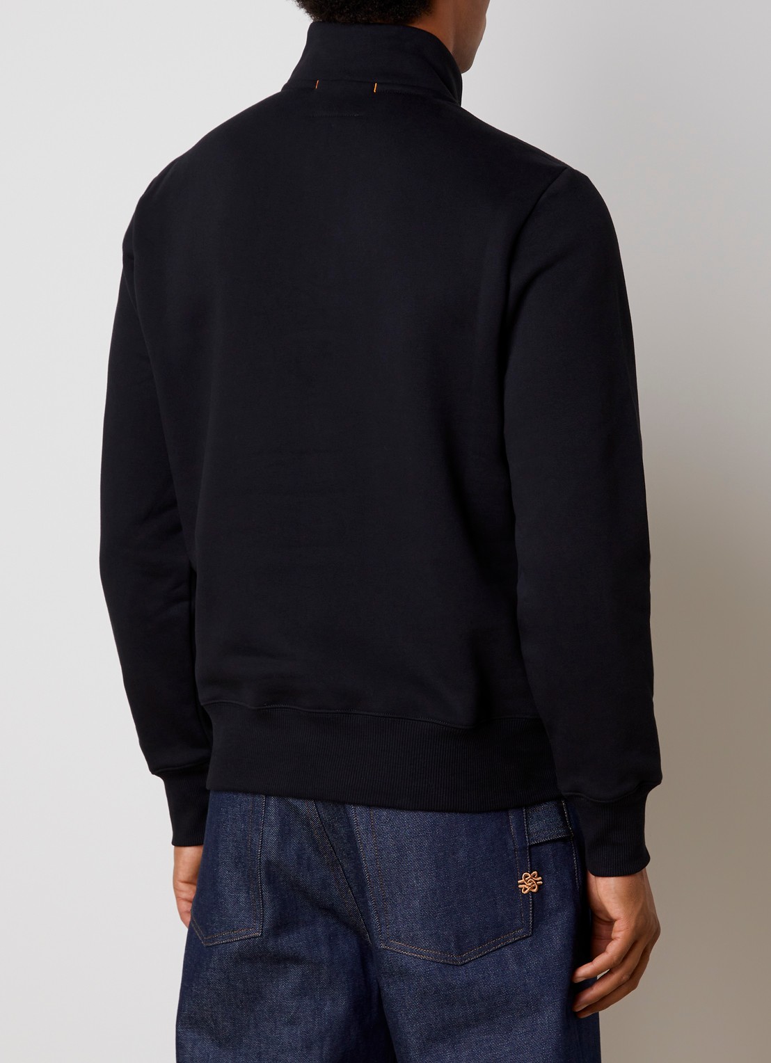 Parajumpers Broad sweater met halve rits - achterkant 5 zwart