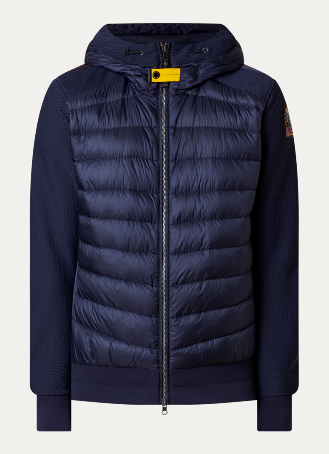 Parajumpers Buck jack met donsvulling en steekzakken - voorkant donkerblauw