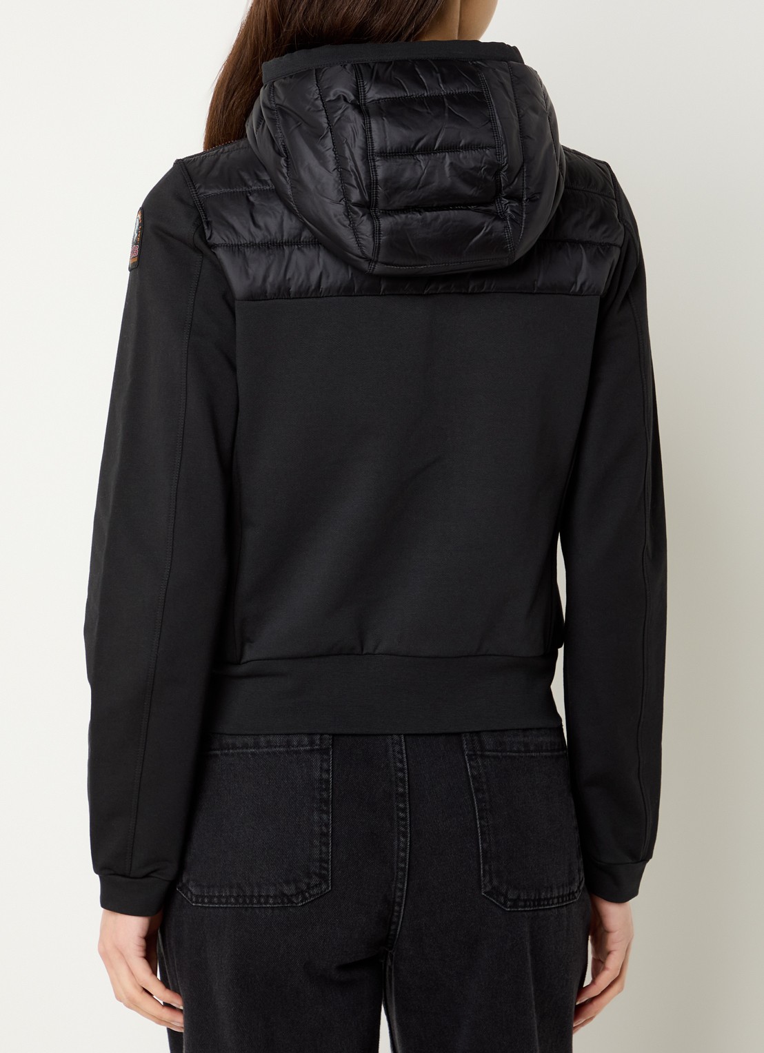 Parajumpers Caelie gewatteerd jack met capuchon - achterkant 3 zwart