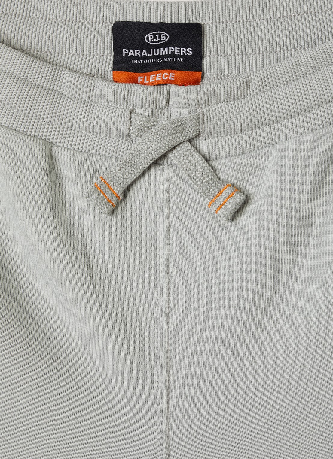 Parajumpers Cairo straight fit korte joggingbroek met logo - detail 3 grijs