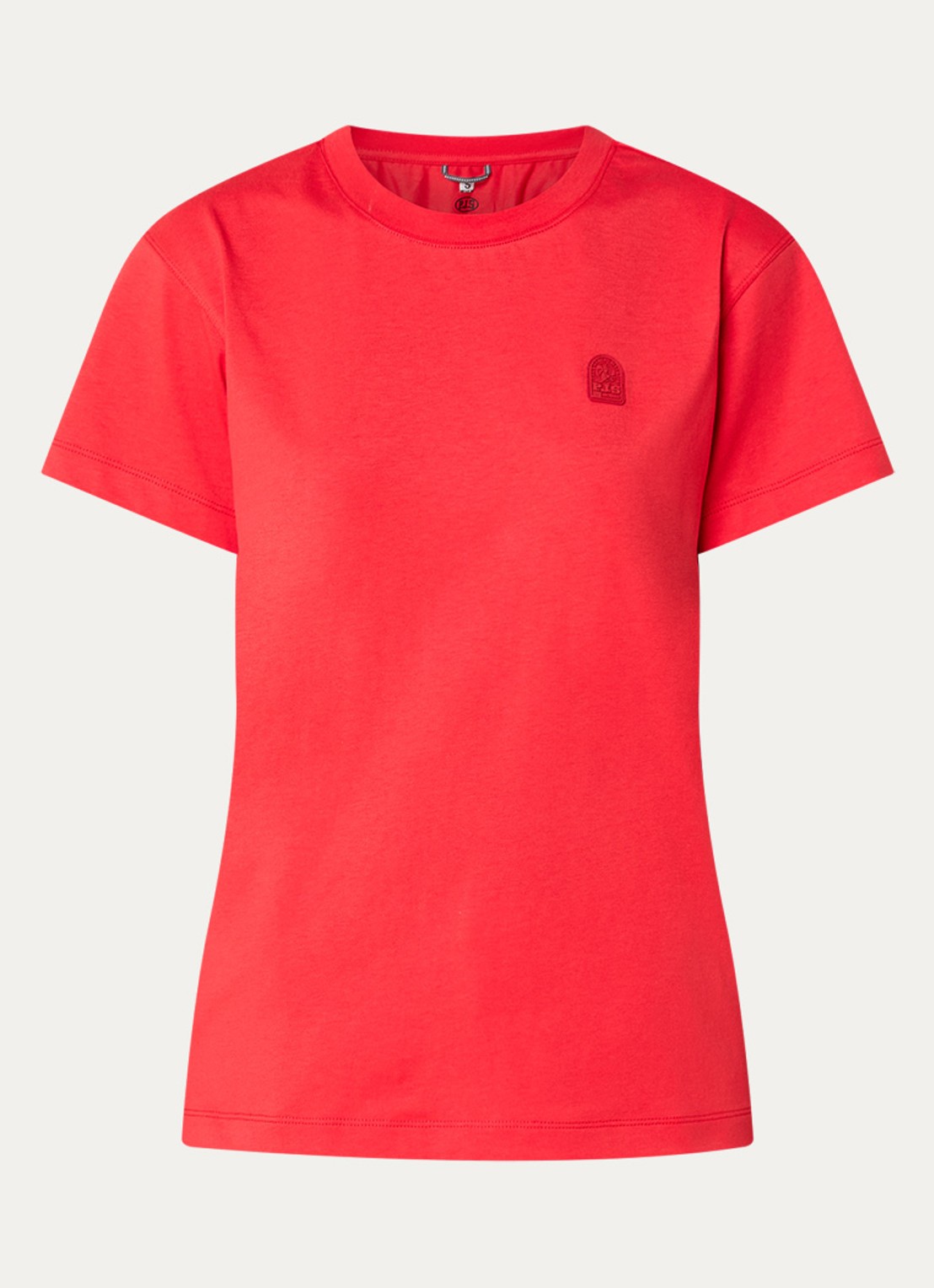 Parajumpers Chara T-shirt met logo - voorkant 2 rood