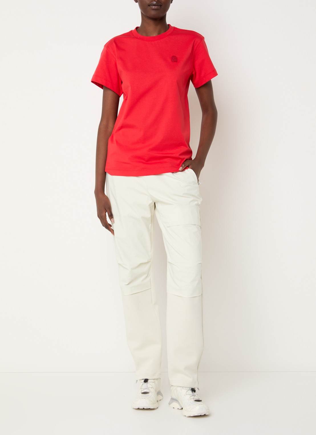 Parajumpers Chara T-shirt met logo - voorkant 3 rood