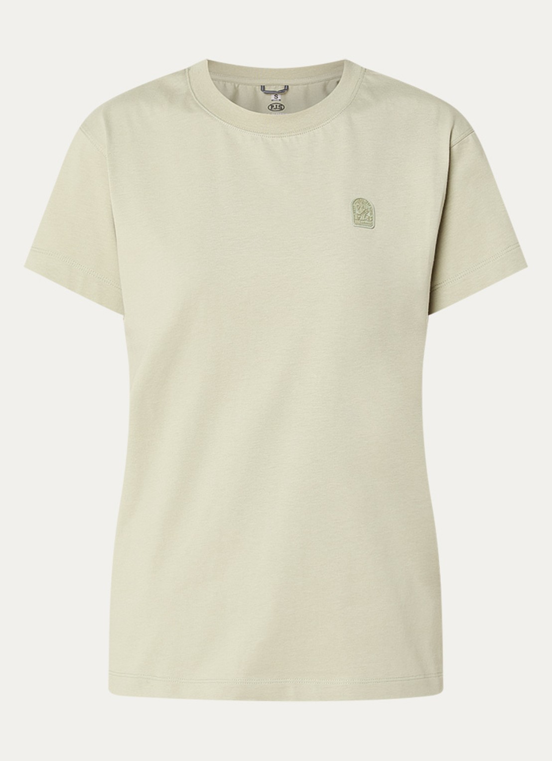 Parajumpers Chara T-shirt met logo - voorkant lindegroen