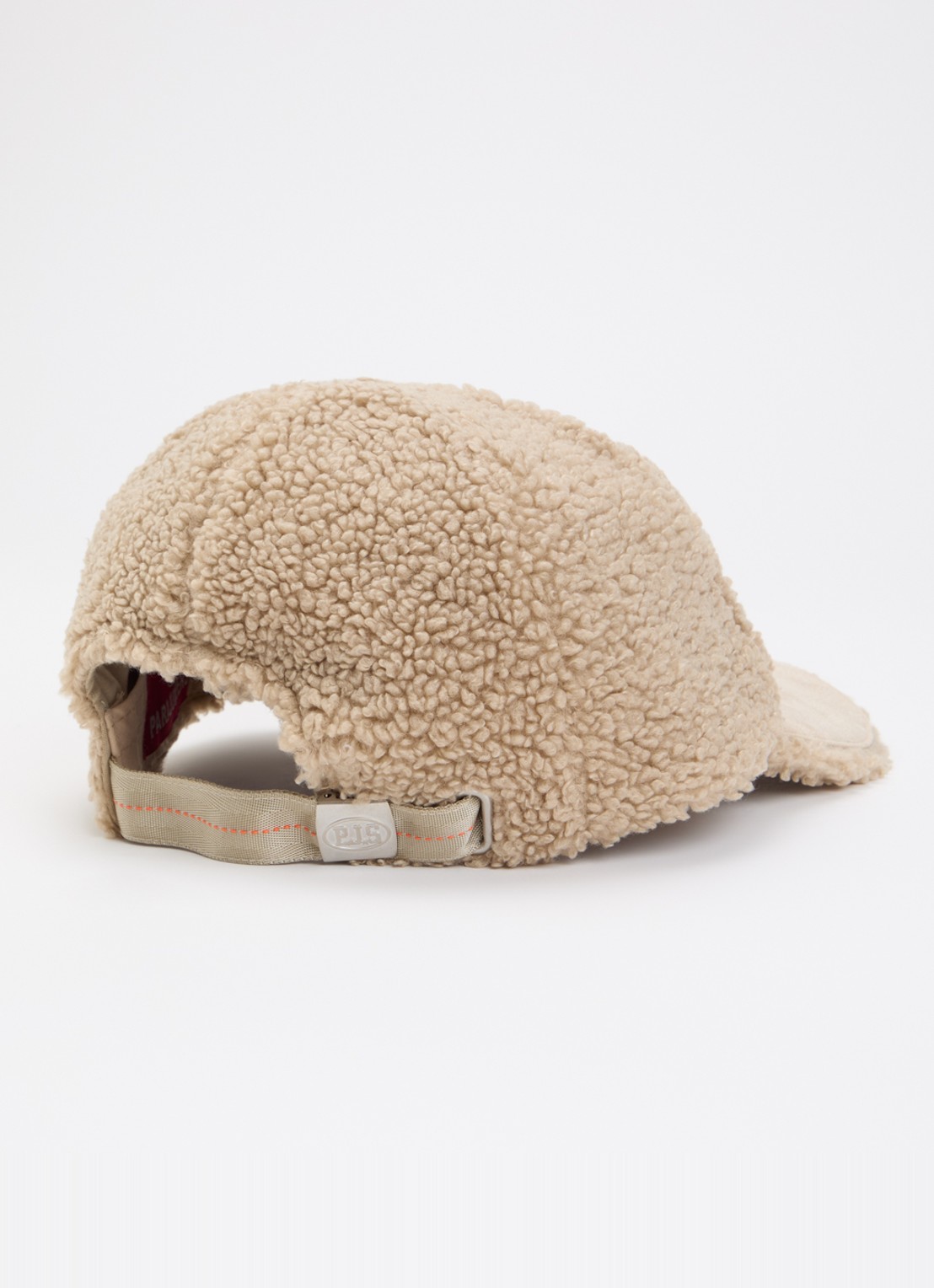 Parajumpers Codroy pet van fleece met logo - detail zand