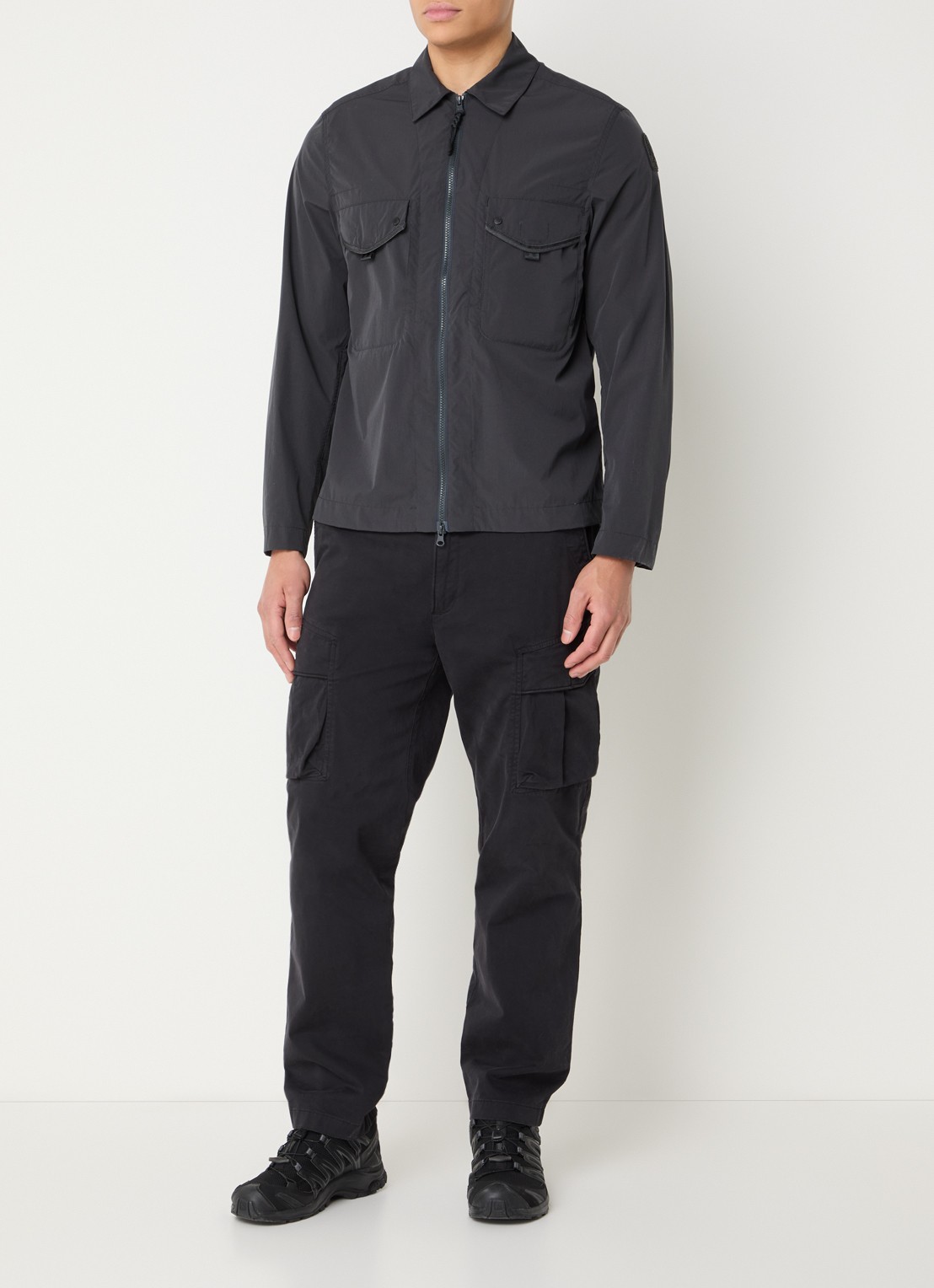 Parajumpers Elgin jack met klepzakken - voorkant 3 antraciet