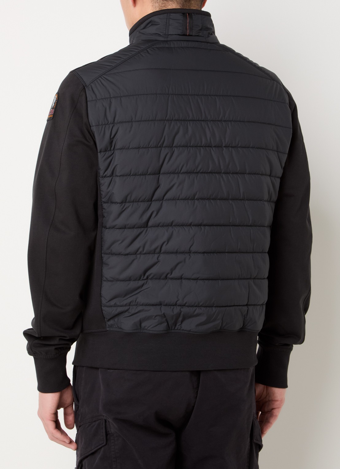 Parajumpers Elliot gewatteerd jack met donsvulling - achterkant 3 zwart