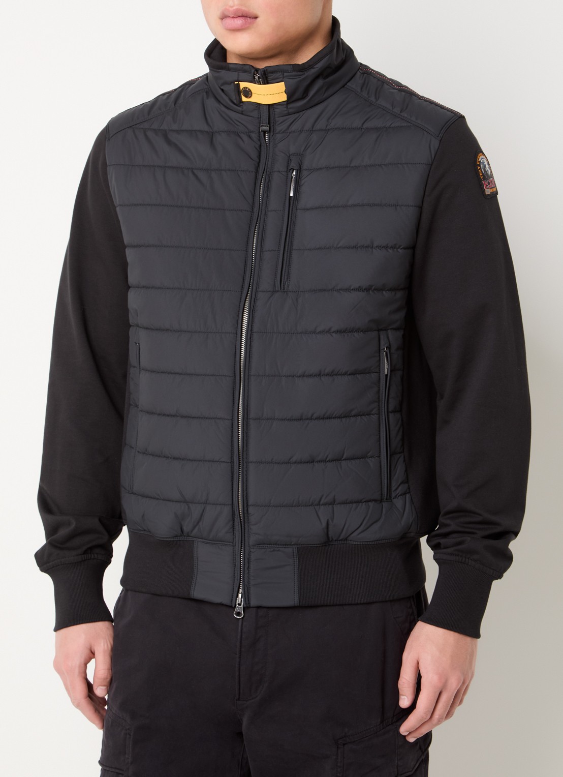 Parajumpers Elliot gewatteerd jack met donsvulling - detail 4 zwart