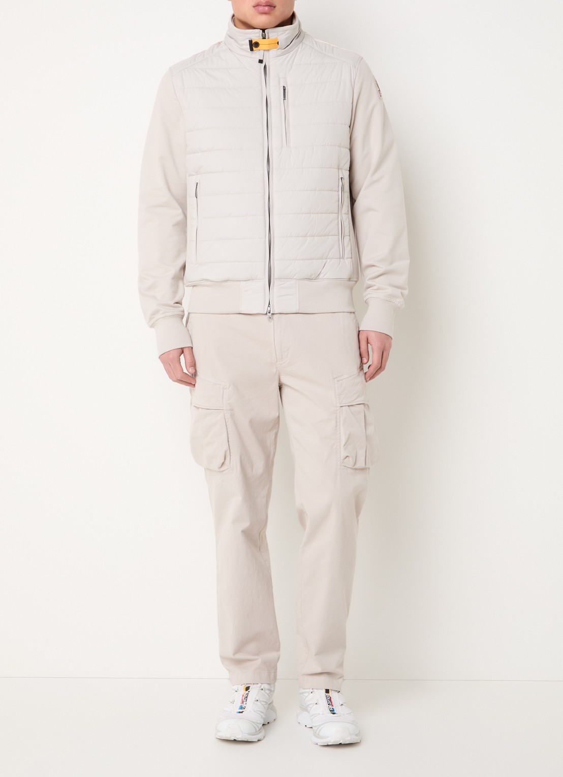 Parajumpers Elliot gewatteerd jack met donsvulling - voorkant 3 beige